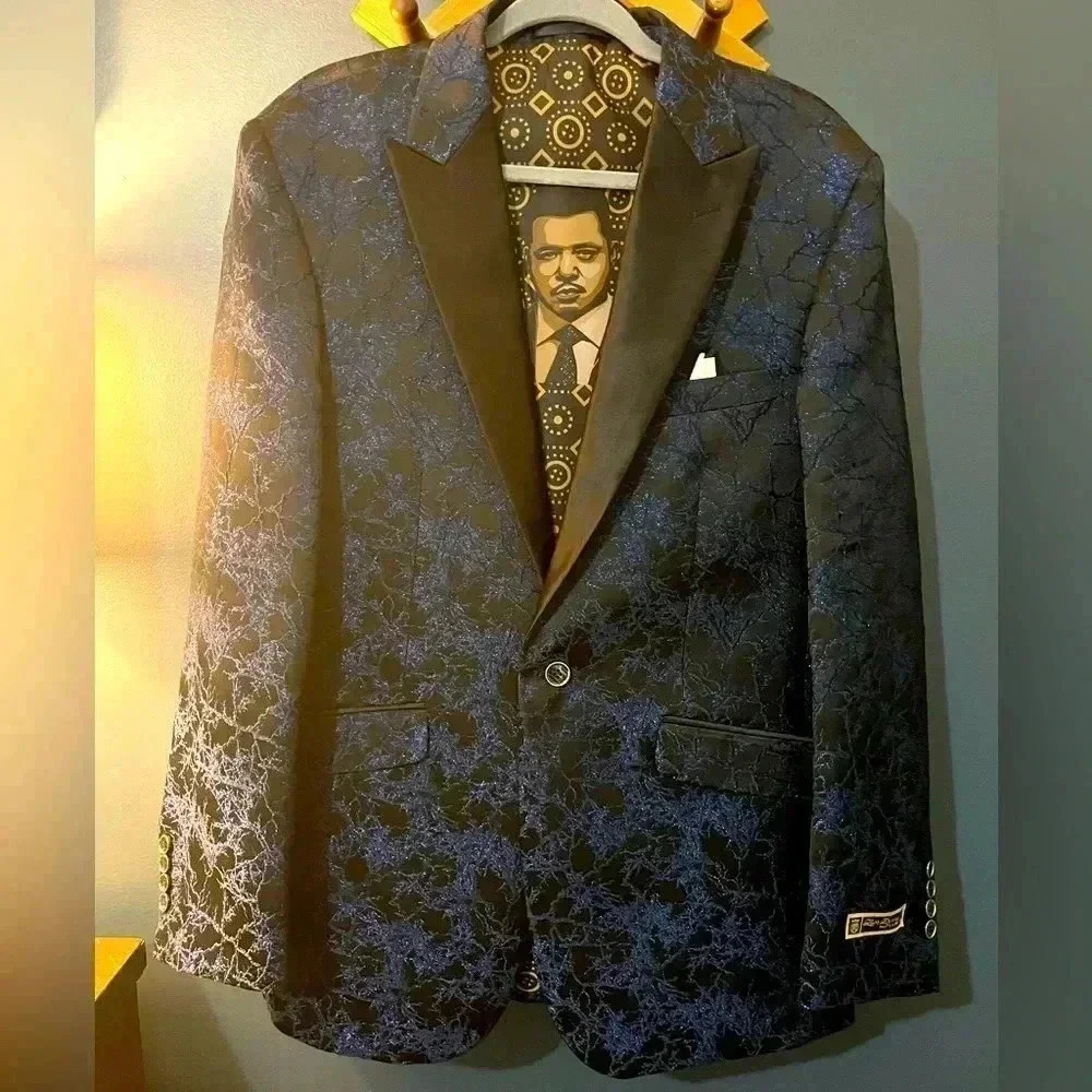 Lyon Dynasty- Empire Design Suit Jacket- 42R/Large